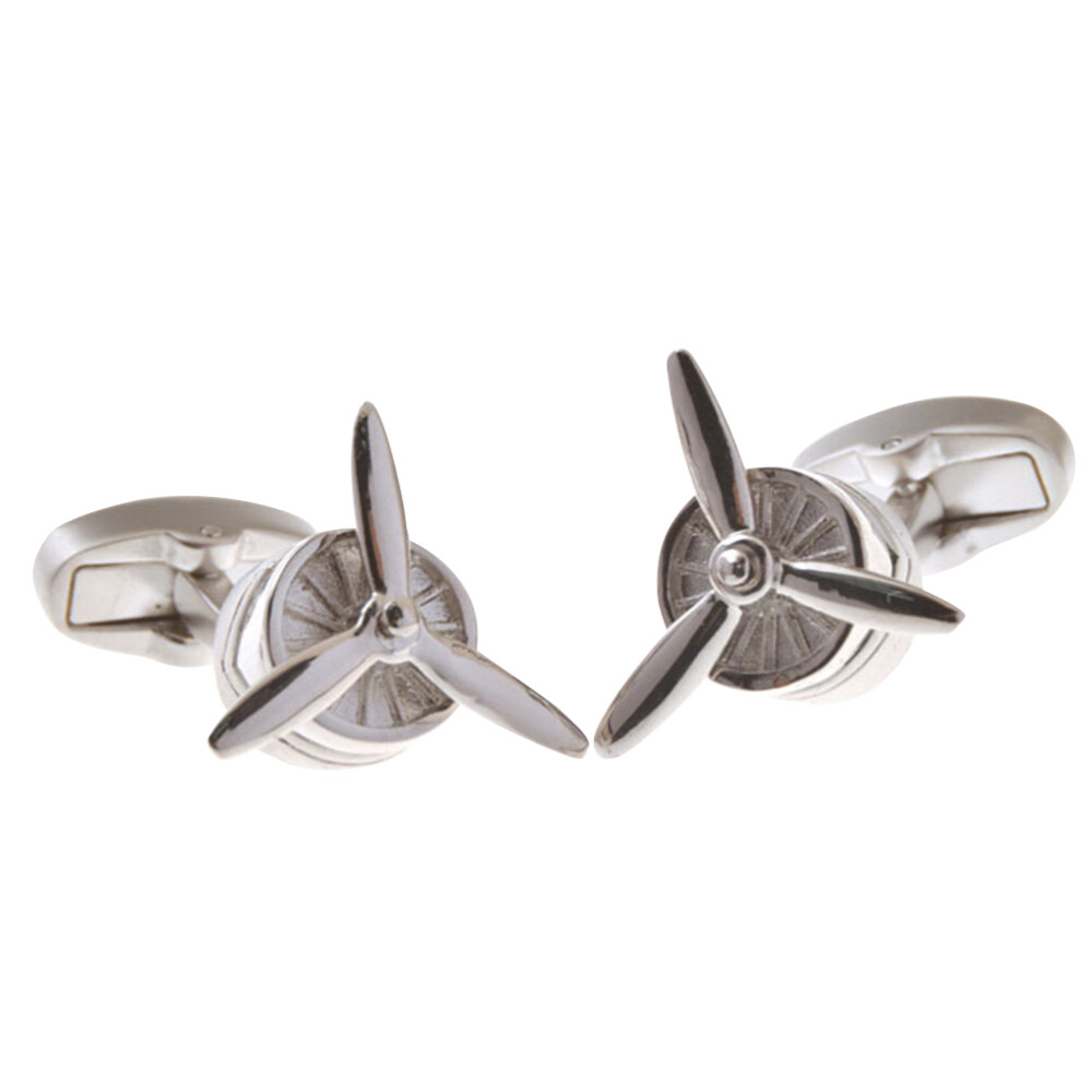 Cufflink All-match Propeller Engine Pattern Dripping Cufflink Cuff Shirt