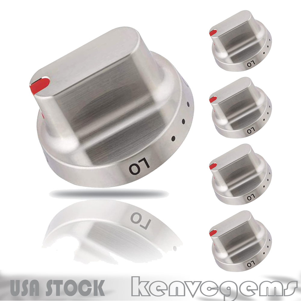Samsung Range Stove Knobs Replacement for FX510BGS NX58F5500SS FX710BGS 5-Pack