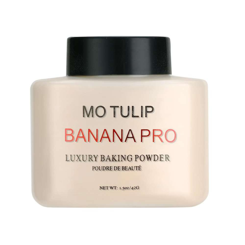 Banana Pro Loose Baking Powder for Long-Lasting Makeup Setting & Oil Control
