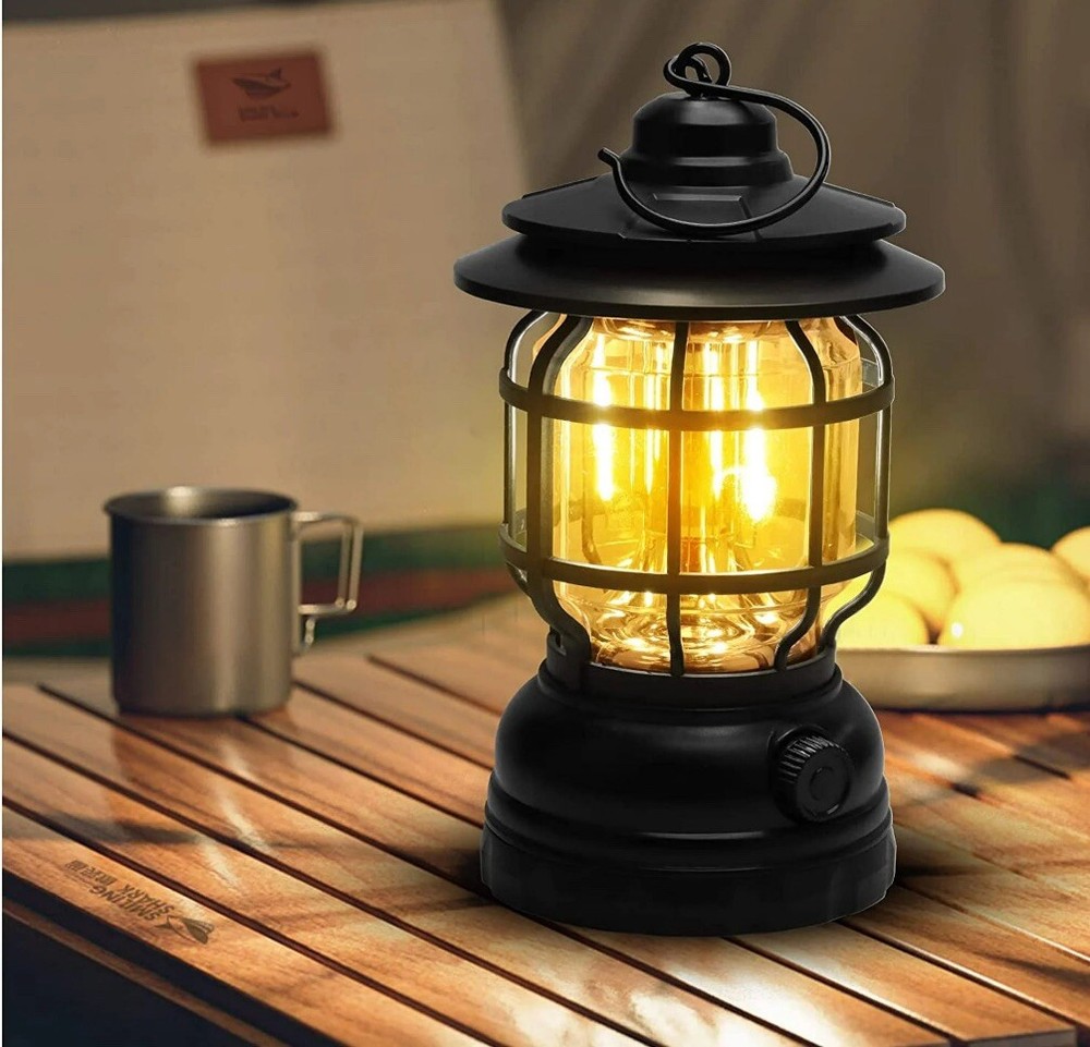 Lightweight LED Camping Lanterns Rechargeable, Ultra Bright COB Camping Light