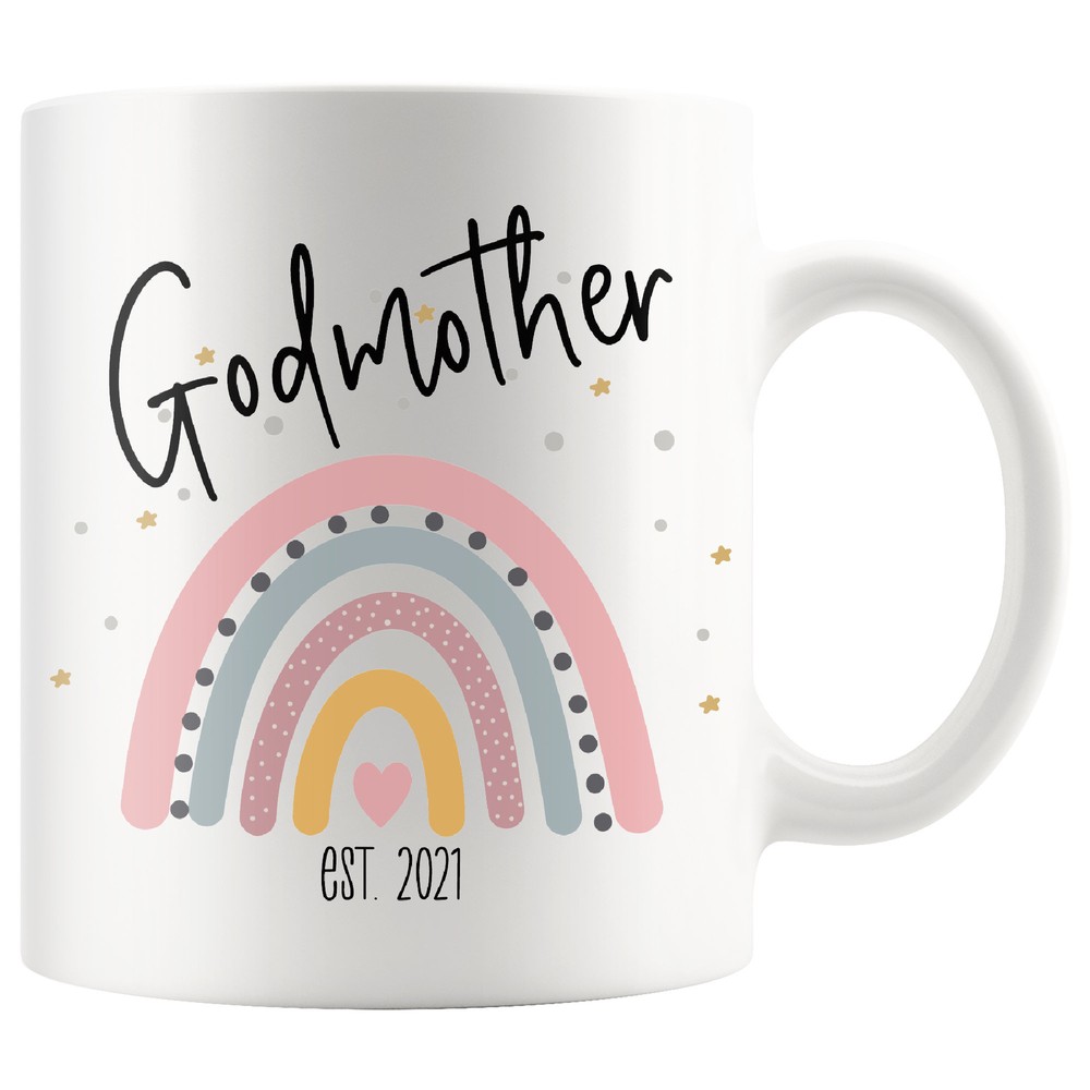 Rainbow Godmother Mug Godmother Est Gift Godmother Proposal Idea Gift For