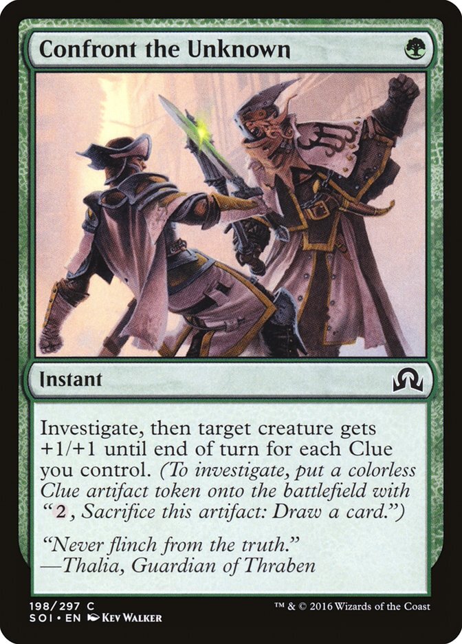 Face the Unknown - Shadows Over Innistrad SOI MTG Magic Card (198)