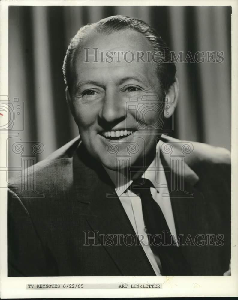 1965 Press Photo Art Linkletter, radio and television personality - lrp44665
