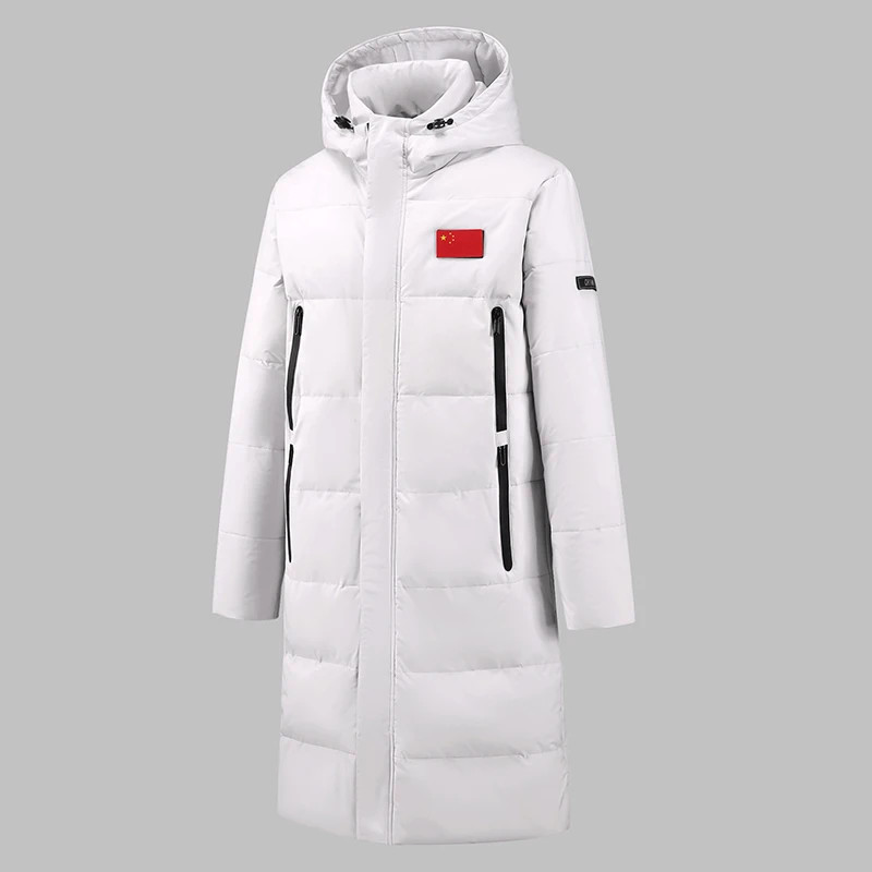 -30℃ New Winter Men Hooded Long Puffer Jackets Duck Down Coats High Quality Male