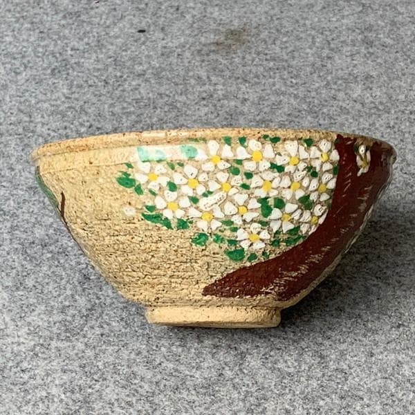 Tea Utensils Matcha bowl with cherry blossom maple pattern box included B