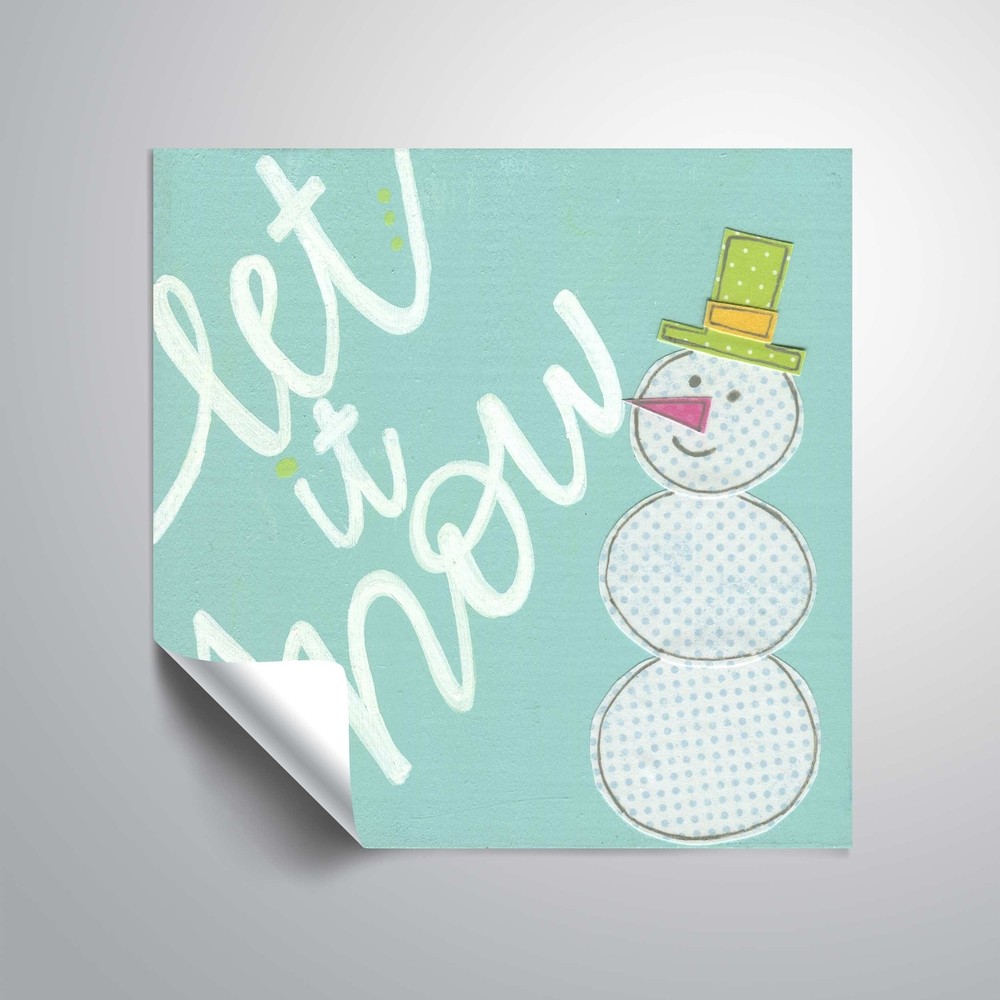 ArtWall Let it Snow Removable Wall Art Mural