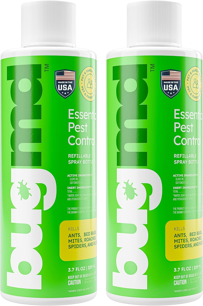 Bugmd Pest Control Essential Oil Concentrate (3.7 Oz, 2 Pack) - Plant Powered Bu