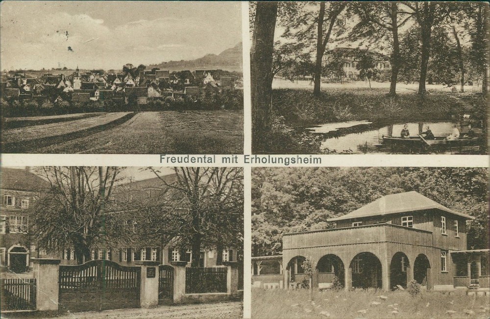 Ansichtskarte Baden-Württemberg Freudental mit Erholungsheim
