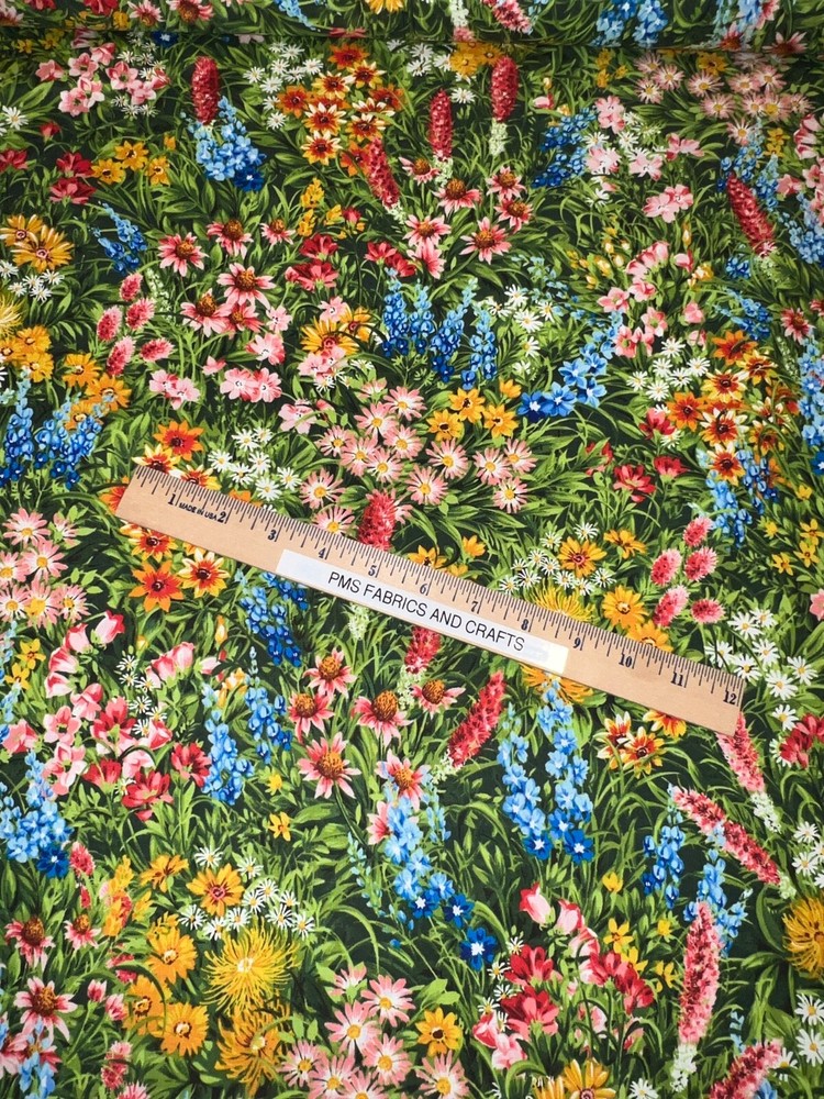 MODA Wildflowers 2024 100% Cotton Fabric byiquette 36x44 33770 Meadow Print by the Yard