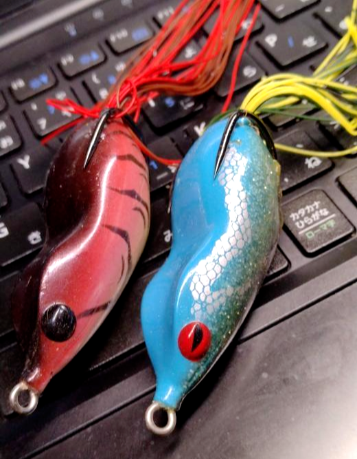 JACKALL IOBee Topwater Fishing Lure, Ken Iyobe Design, Frog Set, Japan