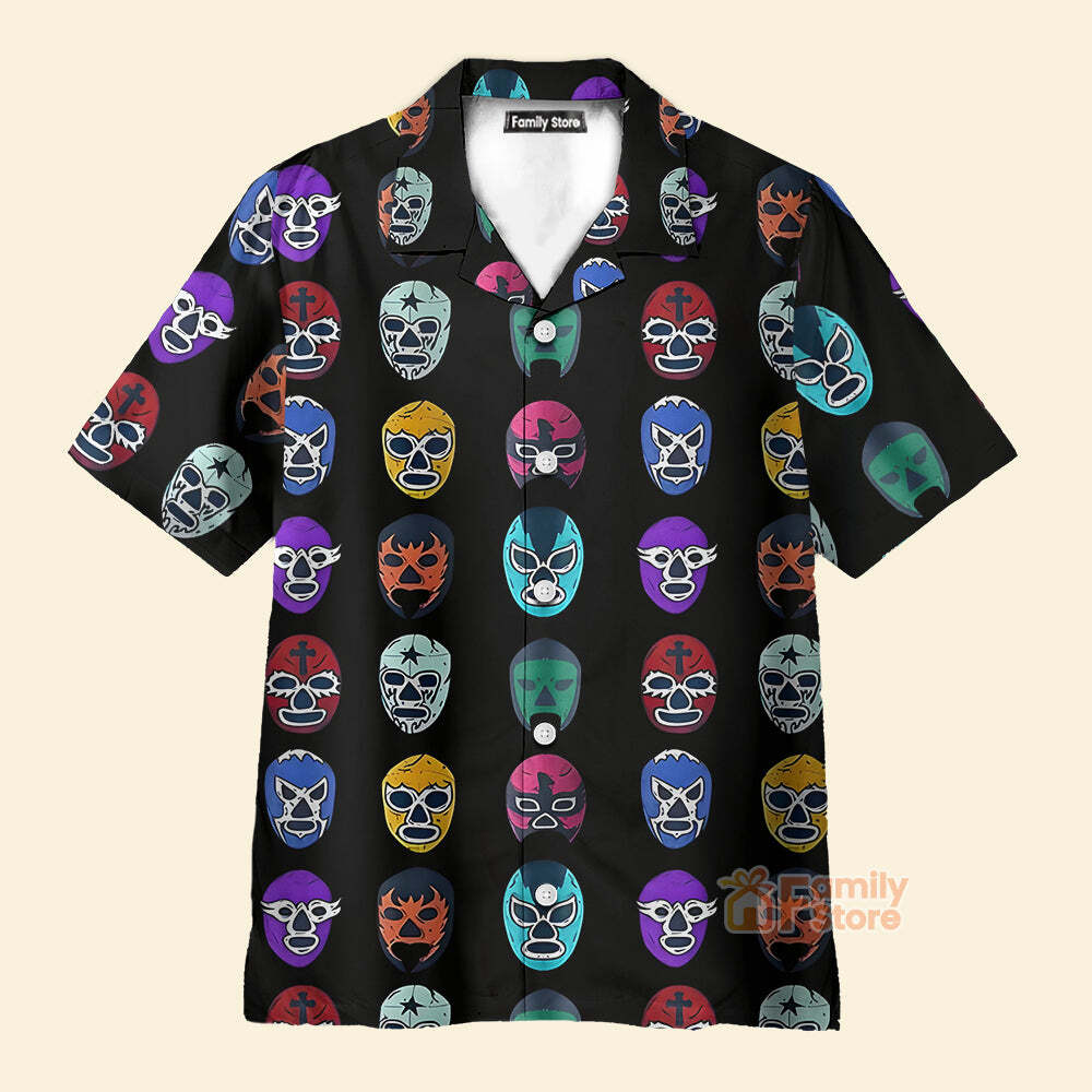 Mexican Culture Traditional Masks   Hawaiian Shirt