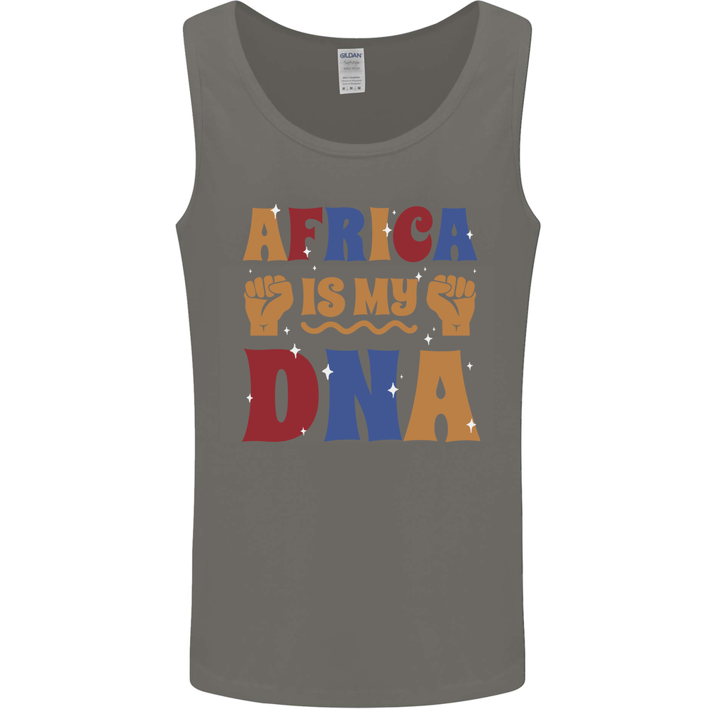 Africa is My DNA Juneteenth Black Lives Matter Mens Vest Tank Top