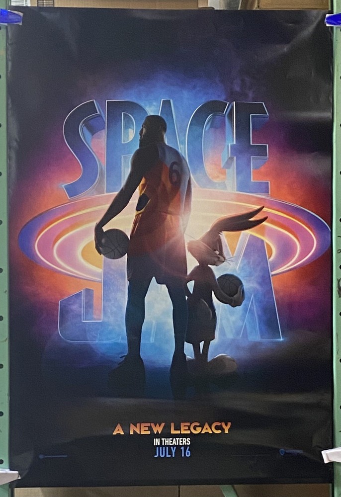 Space Jam New Legacy Official 2-Sided Movie Poster 27x40 Looney Tunes