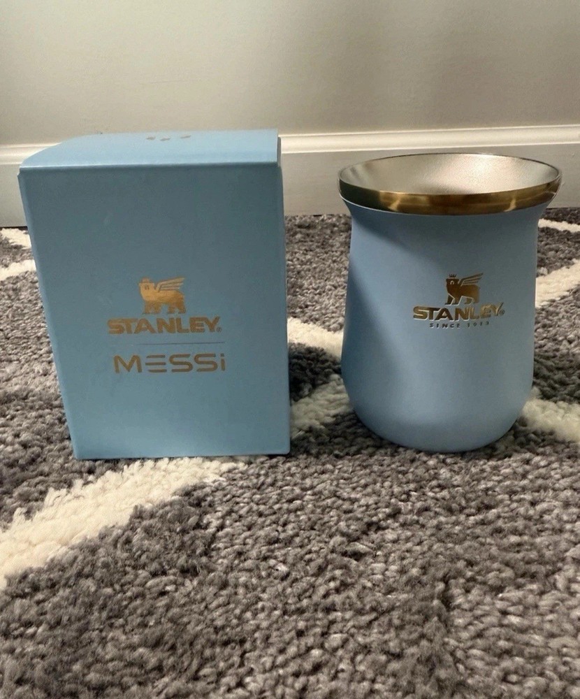 Messi x Stanley 1913 Classic Mate Mug 8oz Strikers Blue Ready to Ship Now