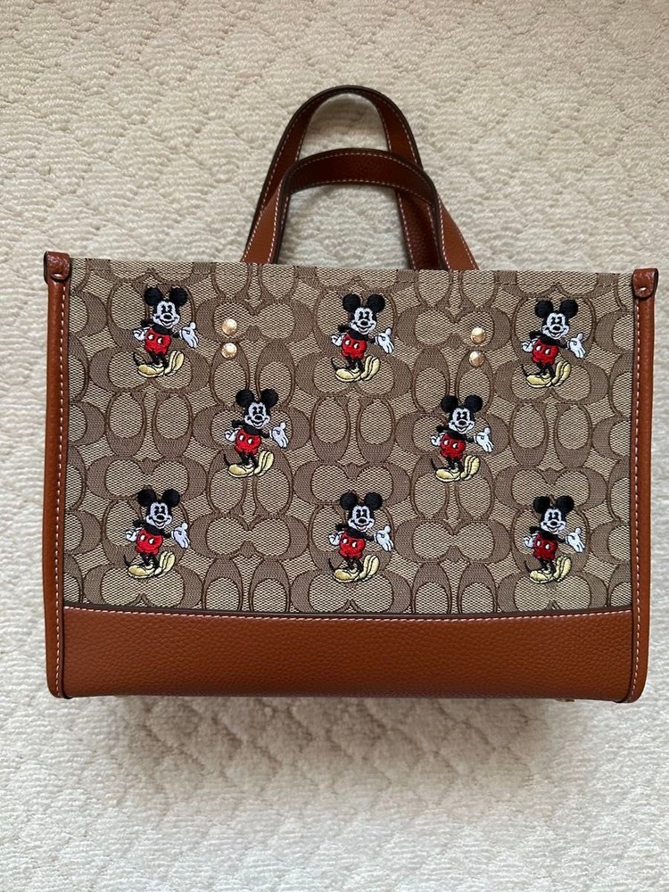 COACH Mickey Mouse Themed Tote Bag for Women Stylish Carryall