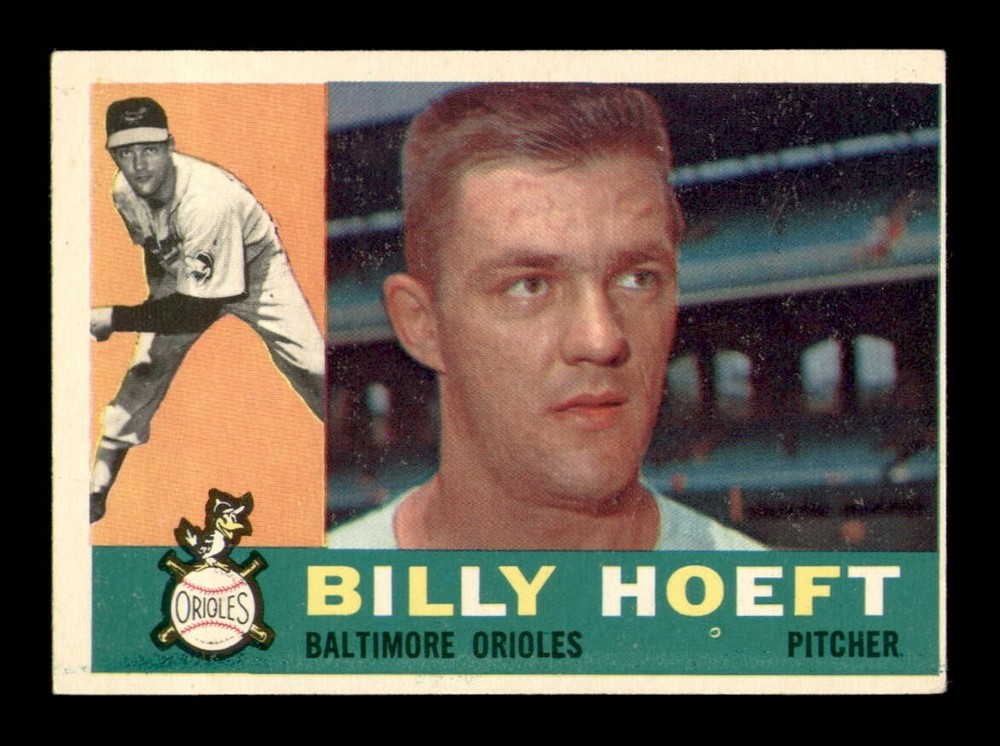 1960 Topps #369 Billy Hoeft EX-MT Baseball Card OBG Graded