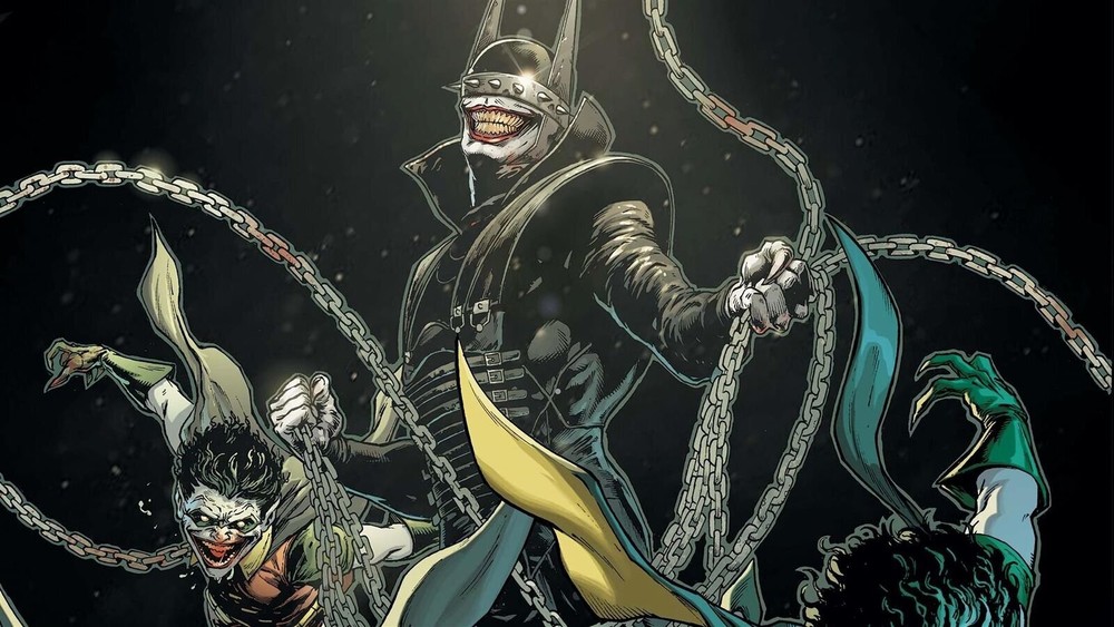 Batman Who Laughs DC  Metal Art Print Comics Poster 8in x 12in Lot Up