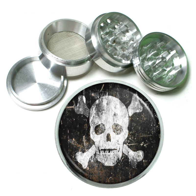 Vintage Pirate Ship D2 Aluminum Herb Grinder 2.5