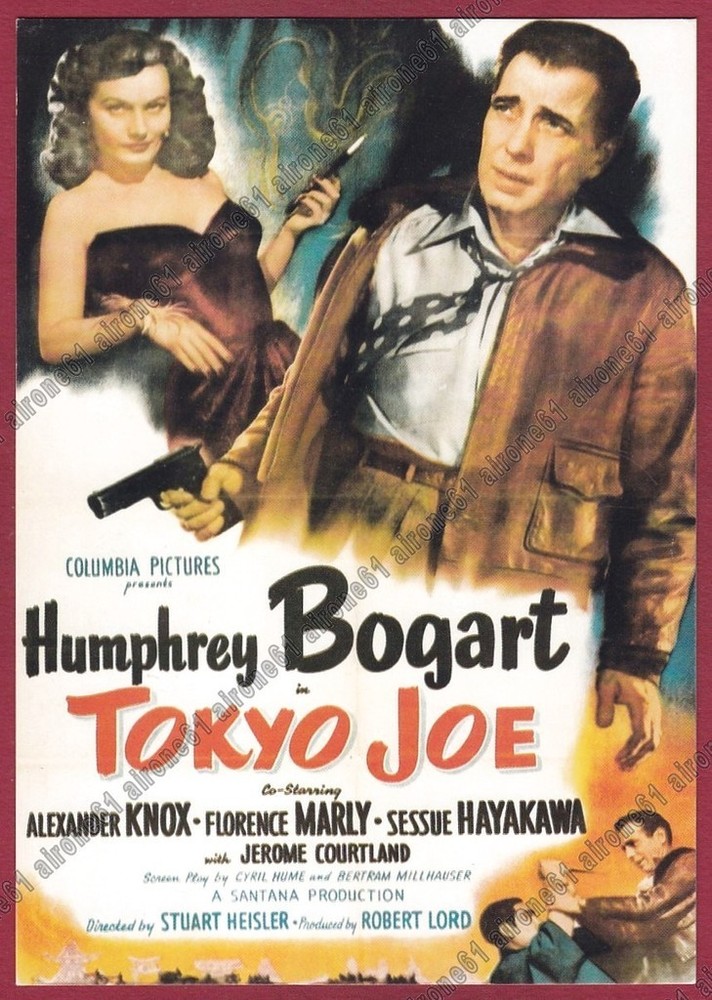 Humphrey Bogart Tokyo Joe Movie Vintage Postcard Cinema Actor