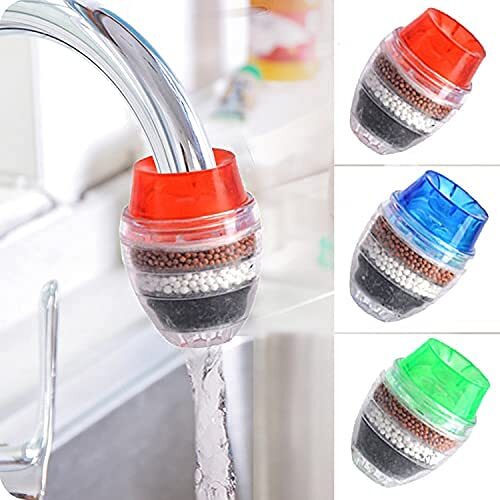 3 Pack Faucet Mount Filters Faucet Water Filter Purifier Kitchen Tap Filtration