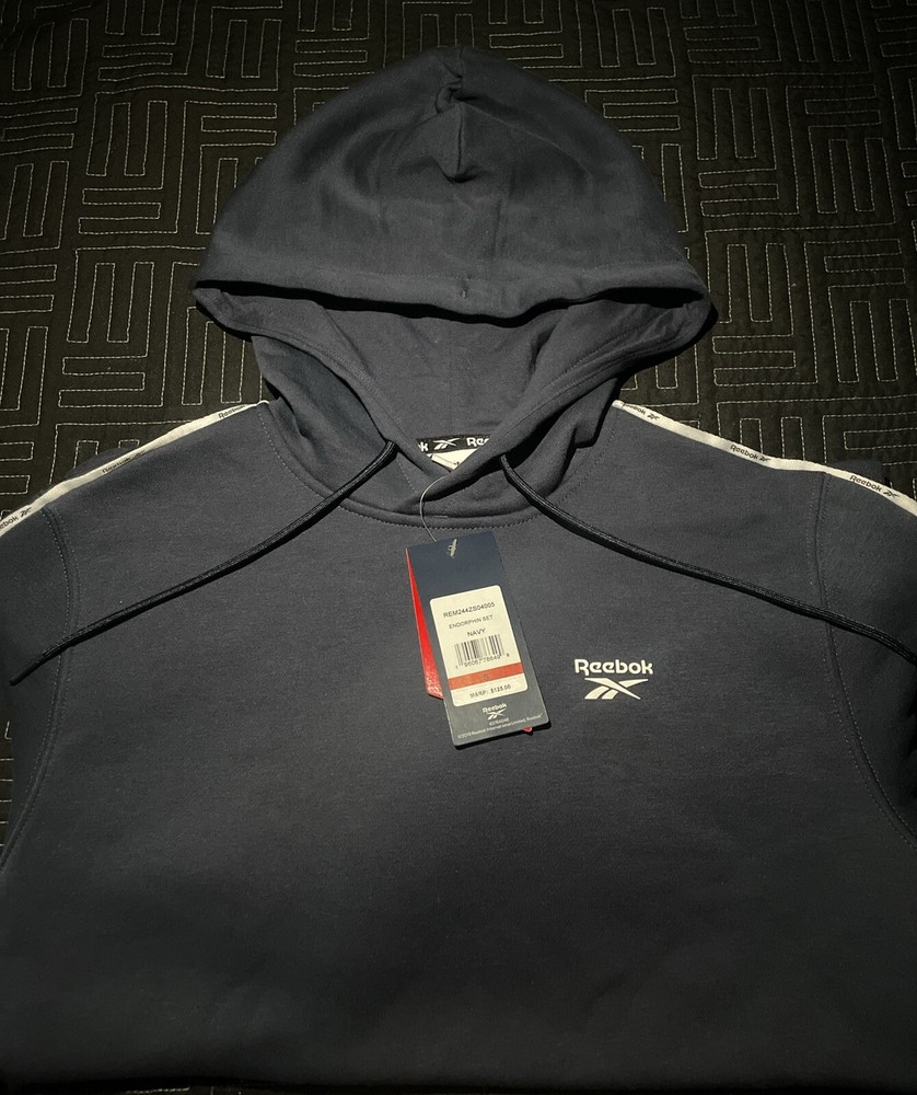 Reebok Navy Blue Hoodie S