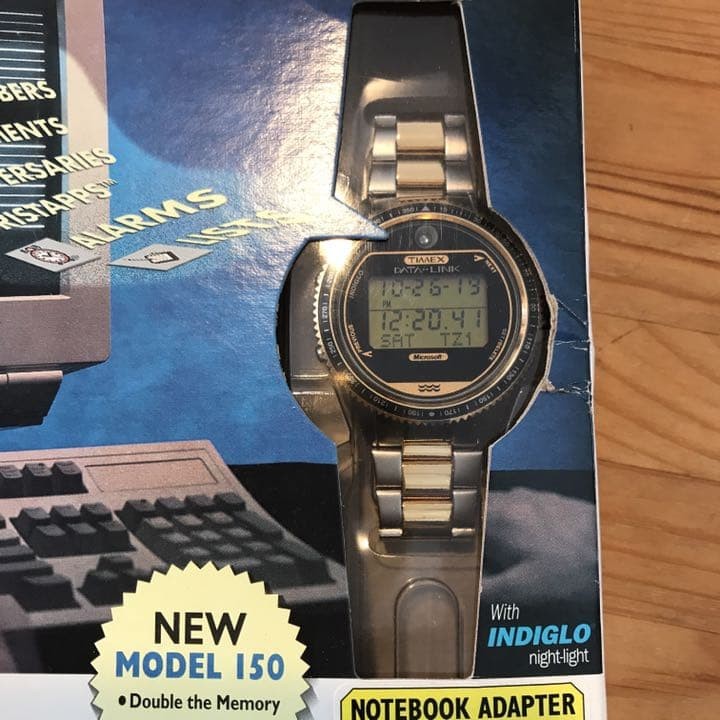 Timex Datalink 150 Vintage Watch Microsoft Edition Retro Timepiece Rare
