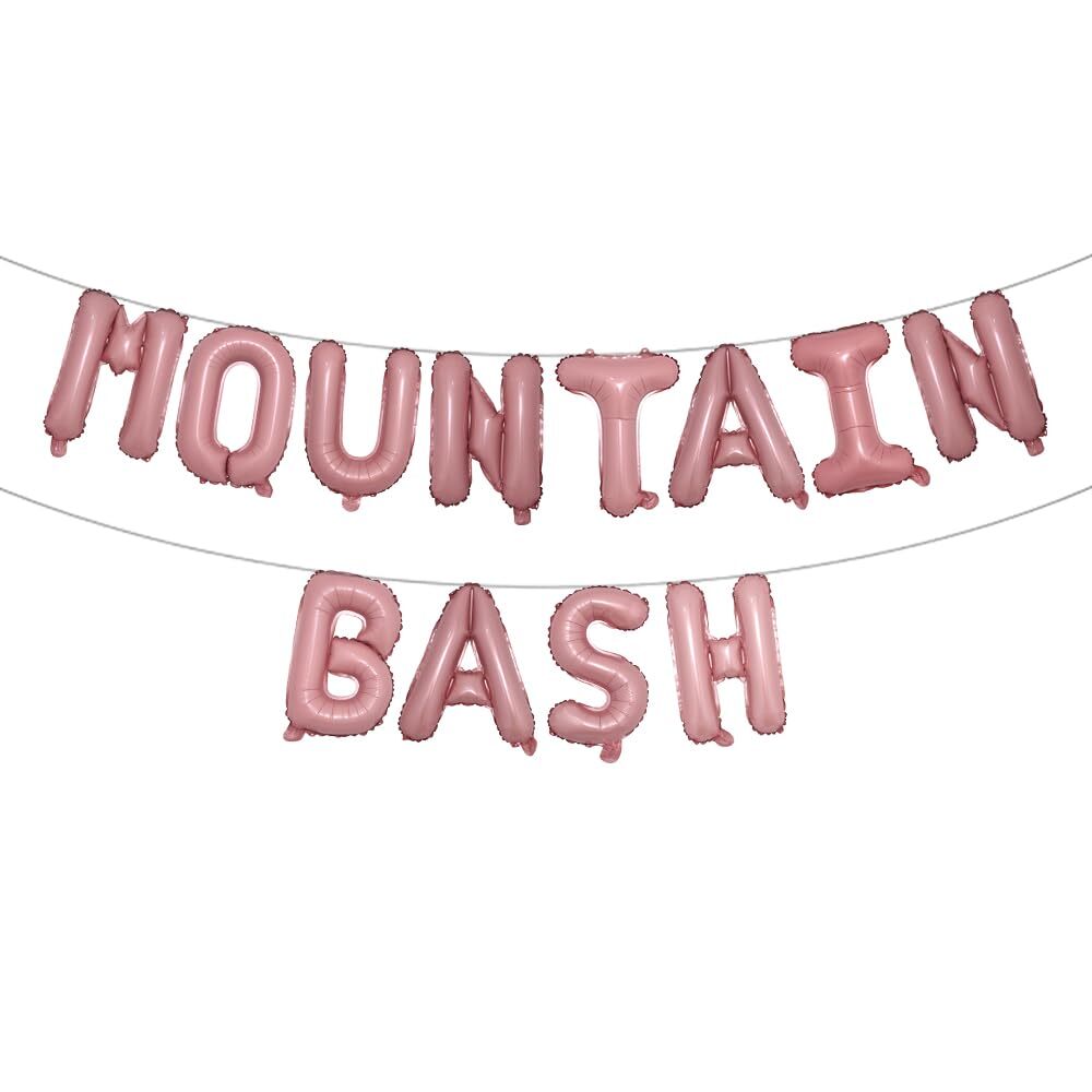 Mountain Bachelorette Party Balloons and Engagement Decorations for a Bash  