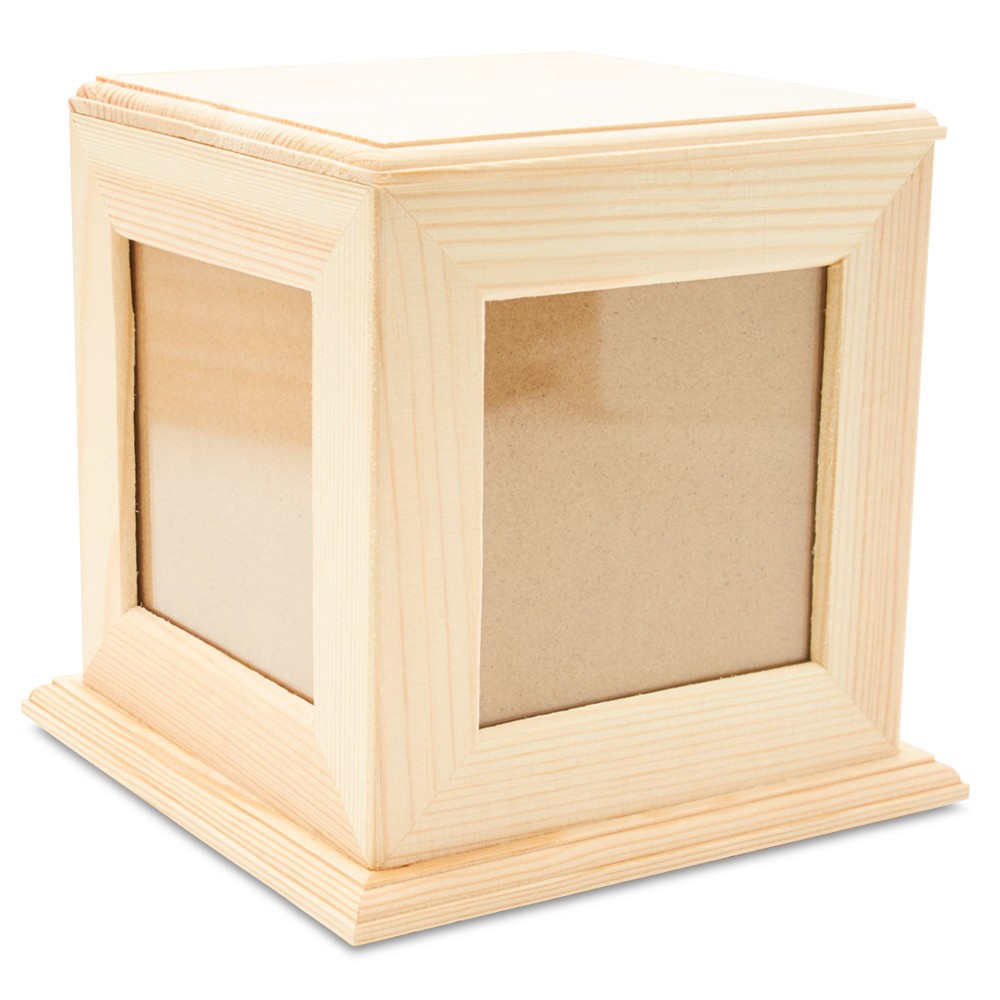 Wooden Photo Cube 5-⅝