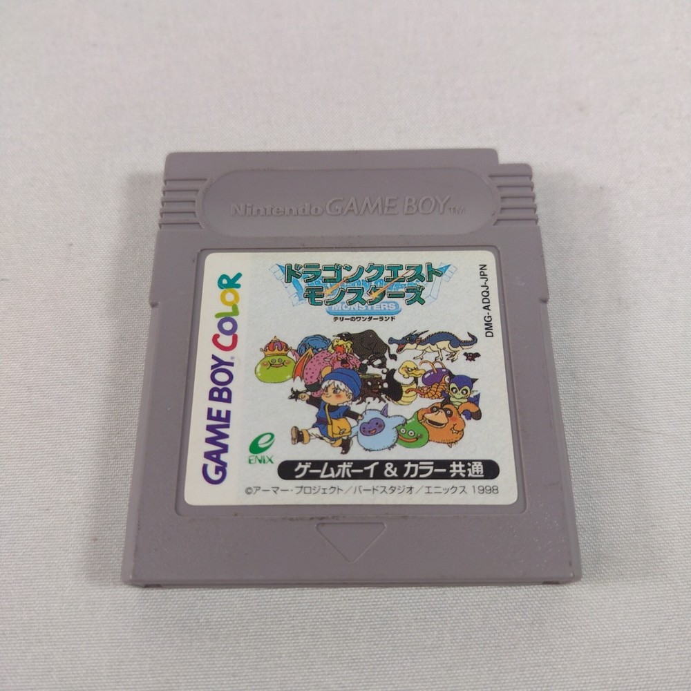 Japanese Dragon Quest Monsters Terry's Wonderland GBC GameBoy Color US Seller
