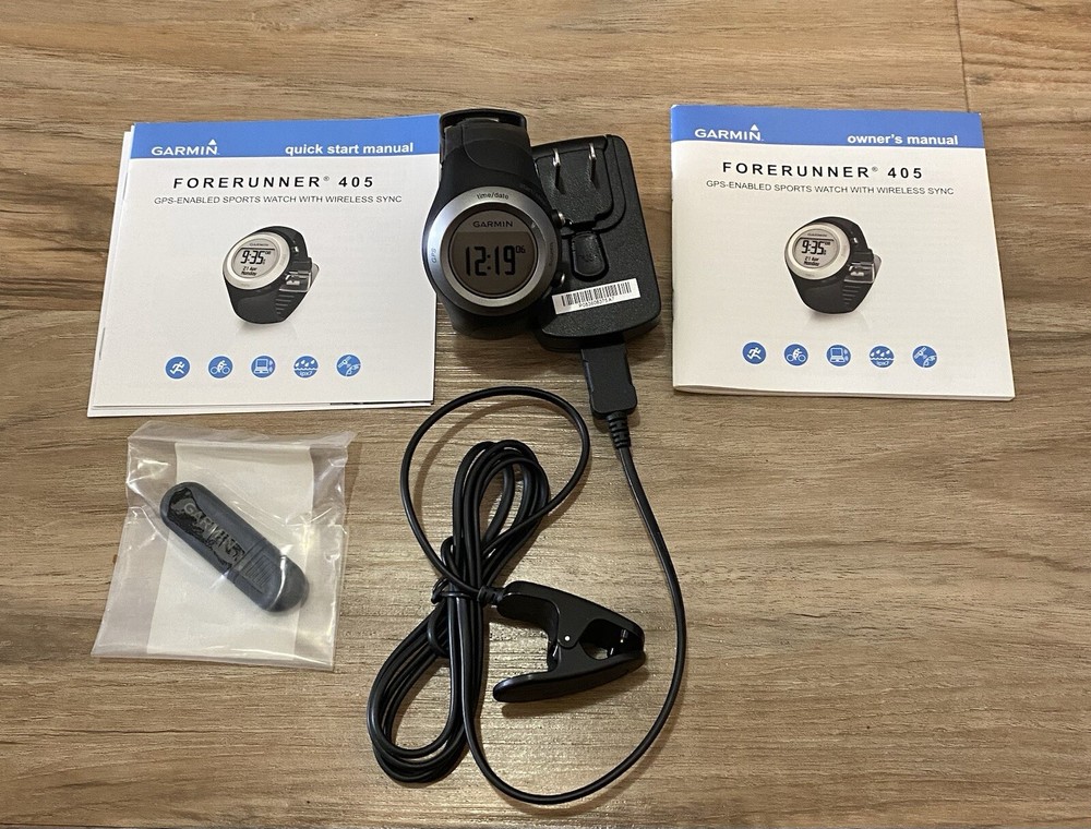 Garmin Forerunner 405 GPS Sport Watch with Charger Black No HRM