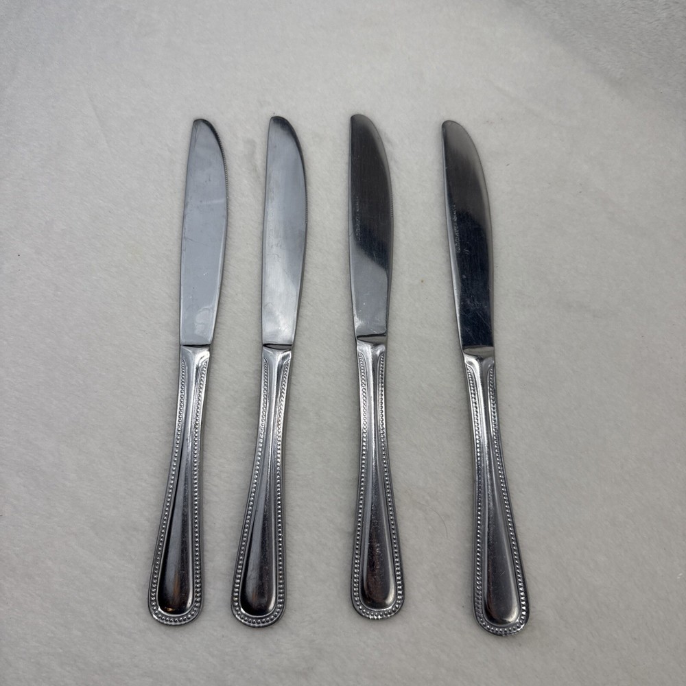 Cuisinart 4-Piece Unused 18/10 Stainless Steel Dinner Knives Flatware Set CUI8