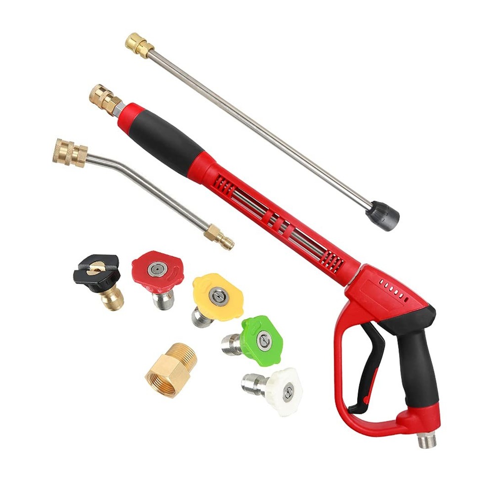Upgraded Pressure Washer Gun with Extension Replacement Wand, M22 Fitting,7 I...