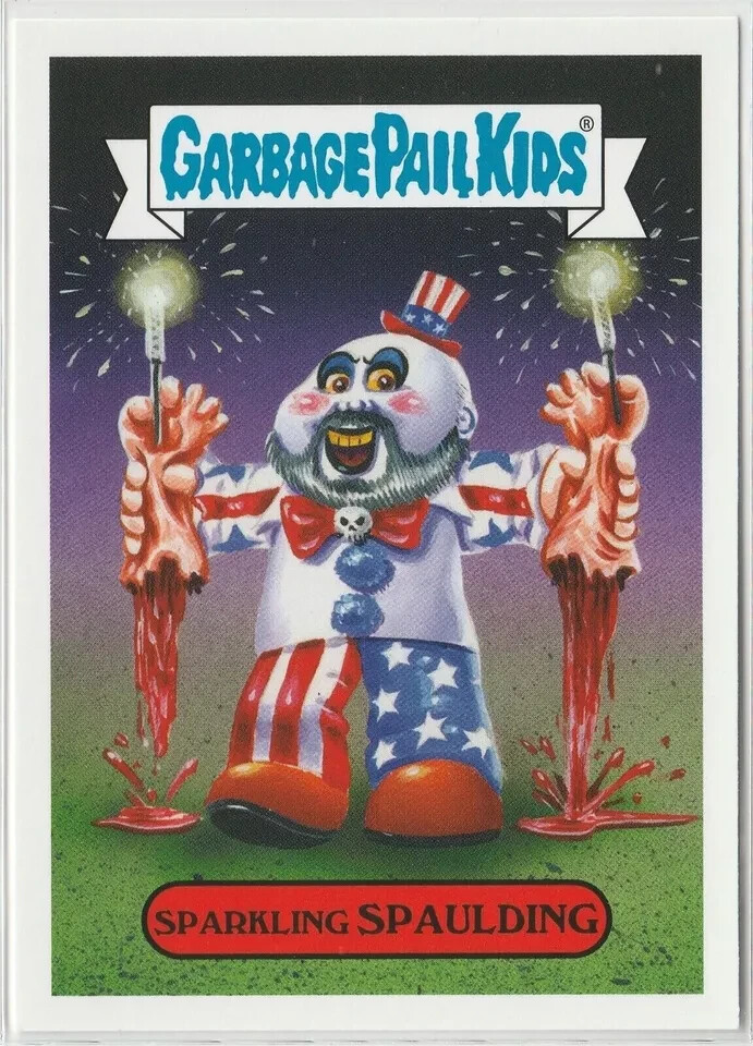 Sparkling Spaulding #5a Garbage Pail Kids GPK 2019 Revenge of the Oh Horror-ible