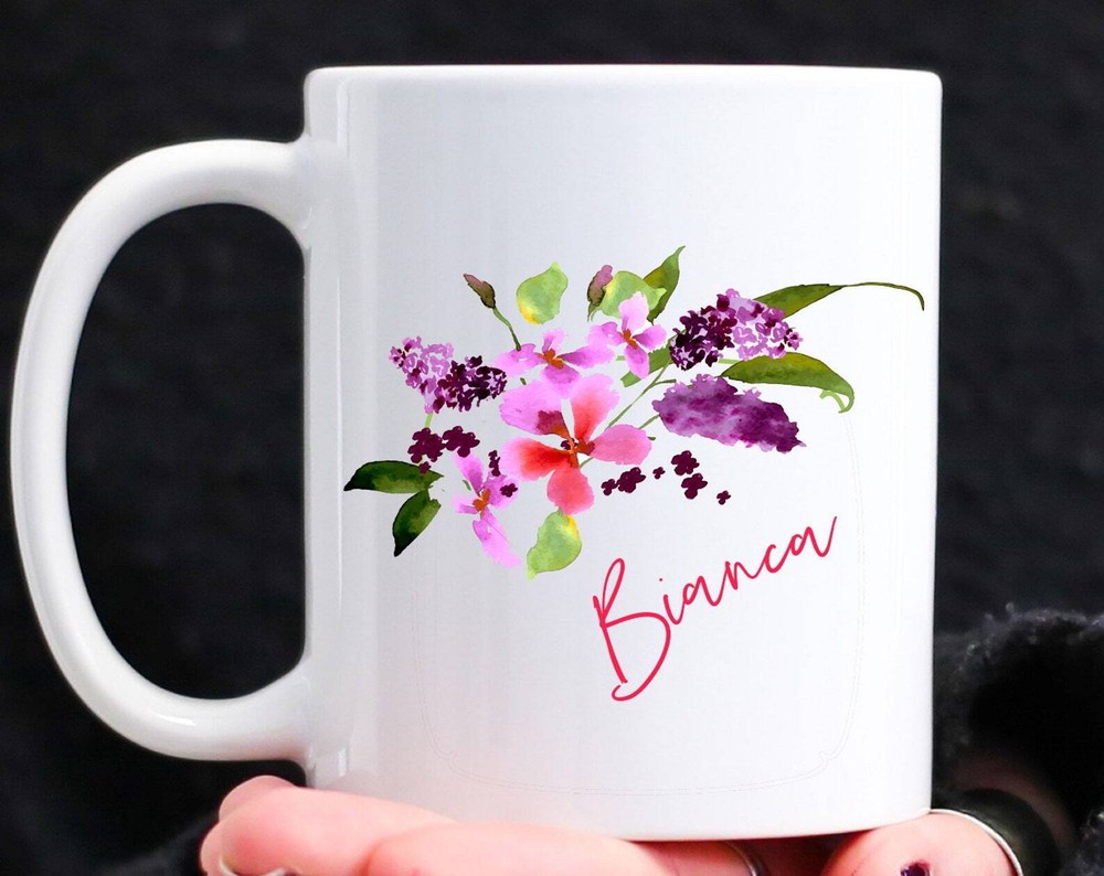 Lilac Flower Gifts Lilac Flower Mug Lilac Lover Mug Gifts Birthday Gifts For Her