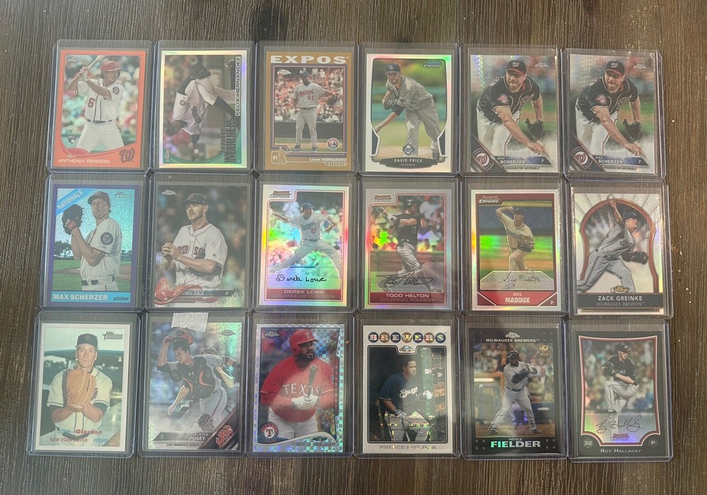 18 Bowman/Topps Chrome & Heritage Refractors - HOFers, All-Stars, Numbered Cards