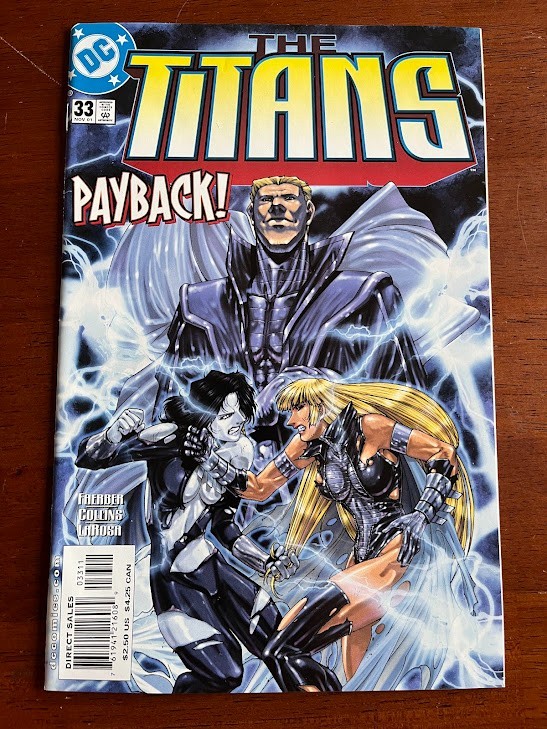 Titans # 33 Vf Dc Comics 2001 Cover By Kia Asamiya