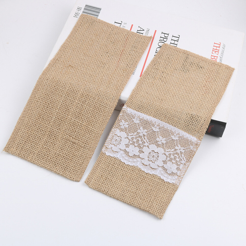 50pcs Cutlery Bag Fork Holder Fork Bag Pocket Cutlery Holder