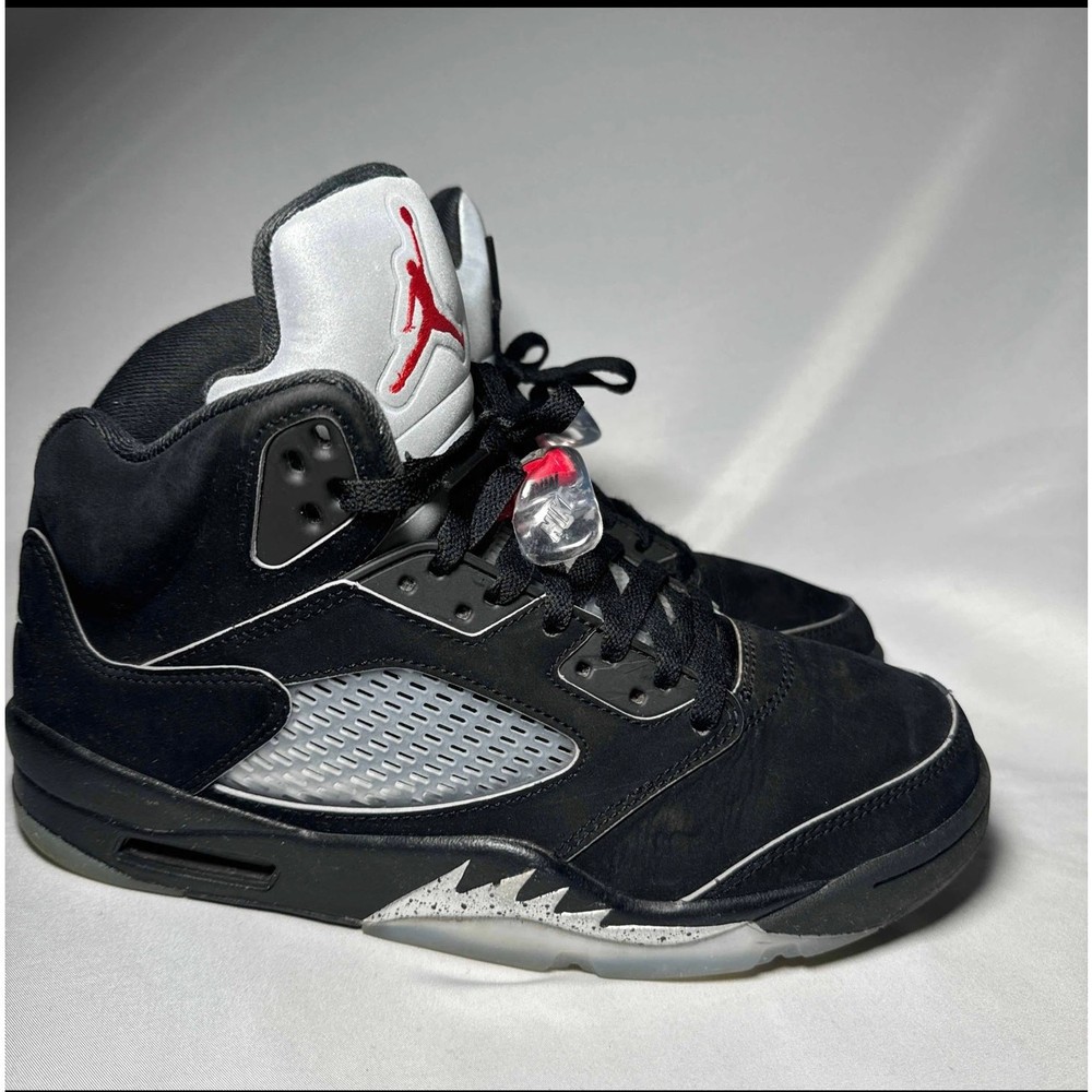 Size 9 - Nike Air Jordan 5 Retro OG Black Metallic Reimagined Men's Shoes
