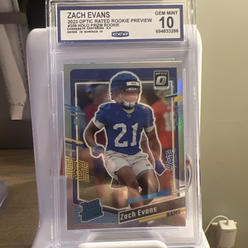 CCG Gem Mint 10 2023 Donruss Optic Preview Silver Prizm Holo Rated Rookie