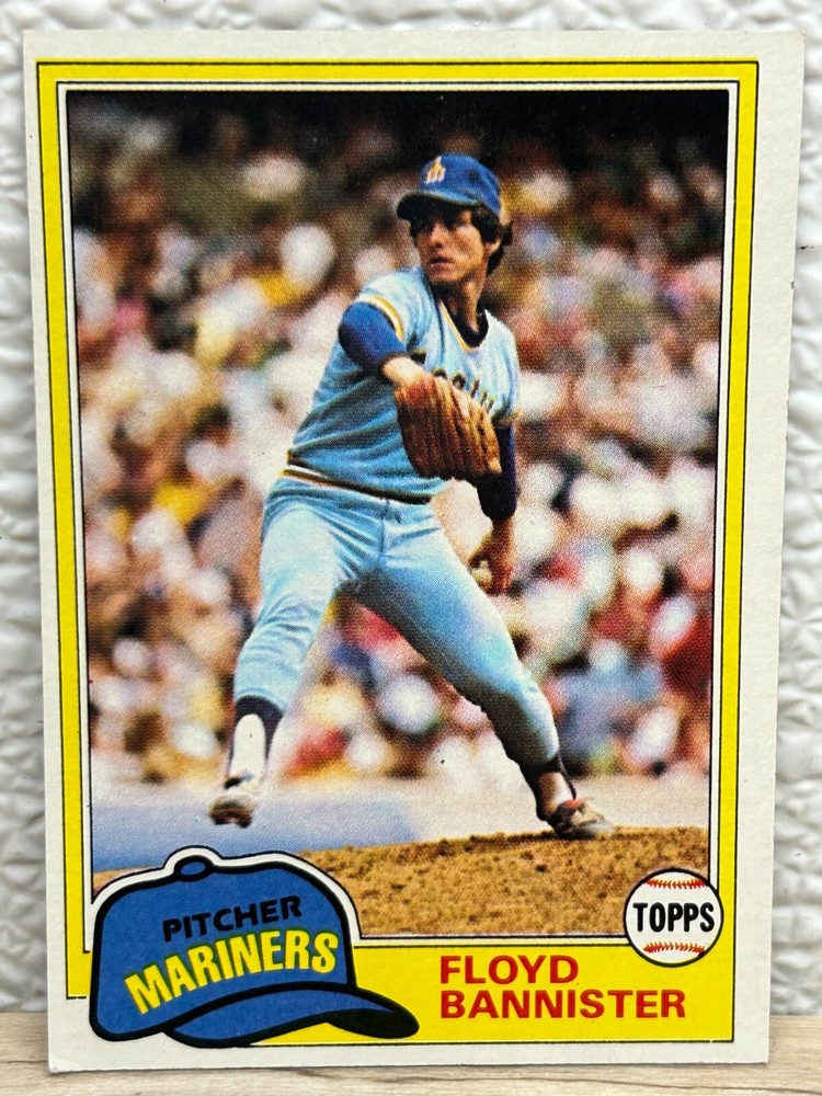 1981 Topps Floyd Bannister Seattle Mariners Baseball Card #166