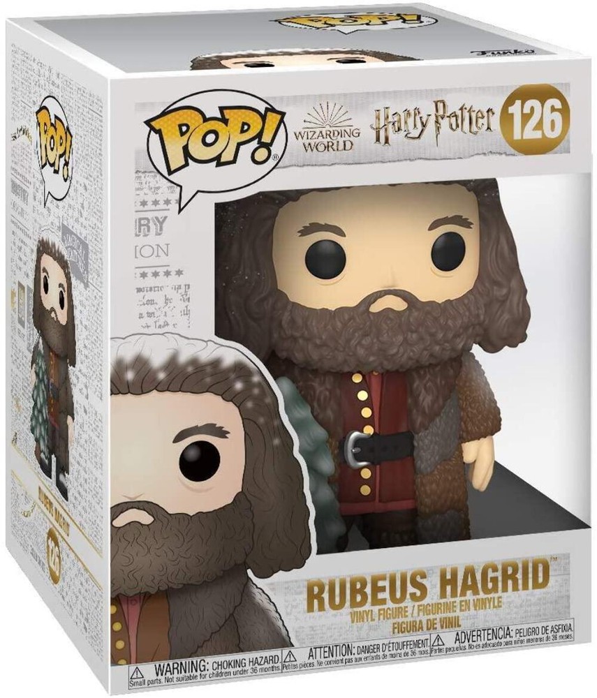 Funko Pop Super 6-inch Harry Potter Rubeus Hagrid Vinyl Figure #126