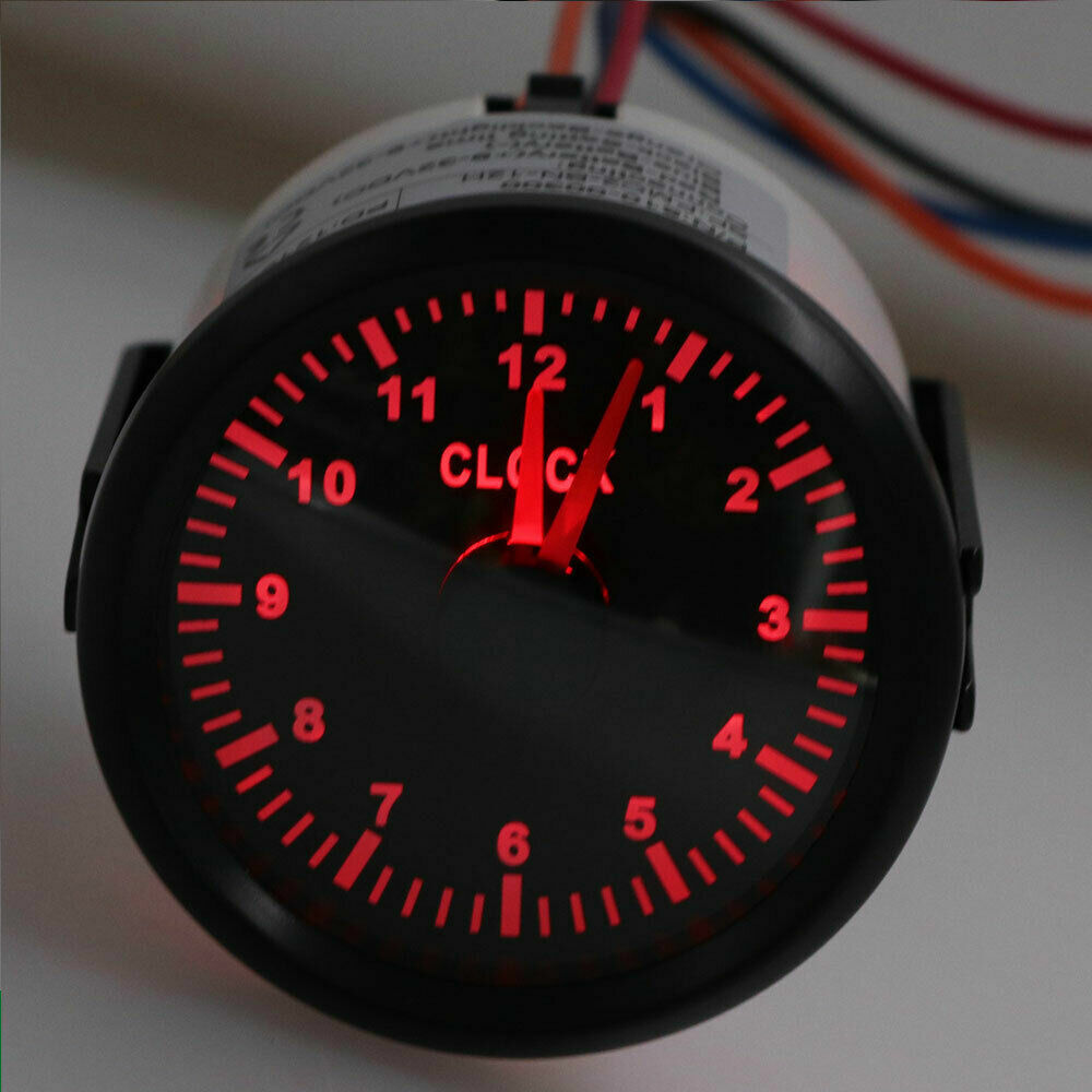 2'' 52mm Waterproof Digital Clock Gauge for Car Truck Motorbike Boat Yacht 9-32V