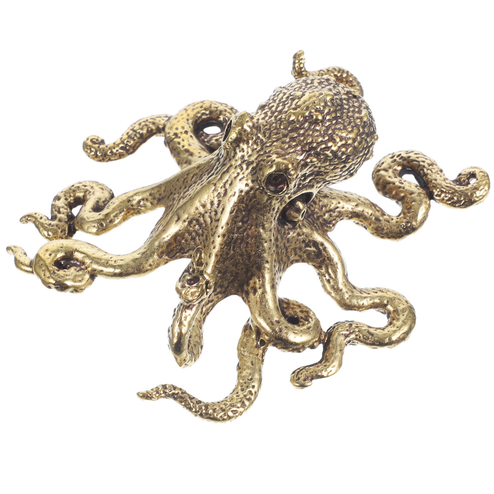 Octopus Figurines Alien Ornaments Decorative Adornment Small Size Miss Seaside