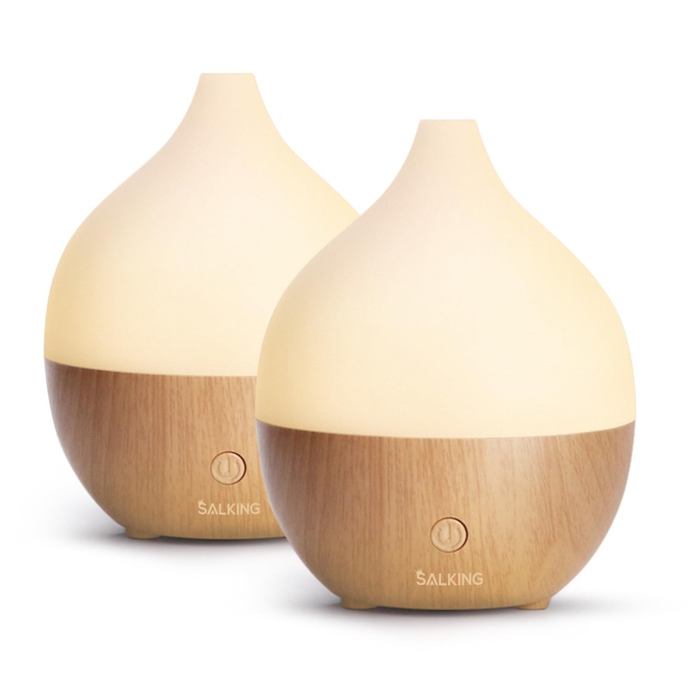 100ml Aromatherapy Essential Oil Diffuser Set of 2 with Auto Shut-Off