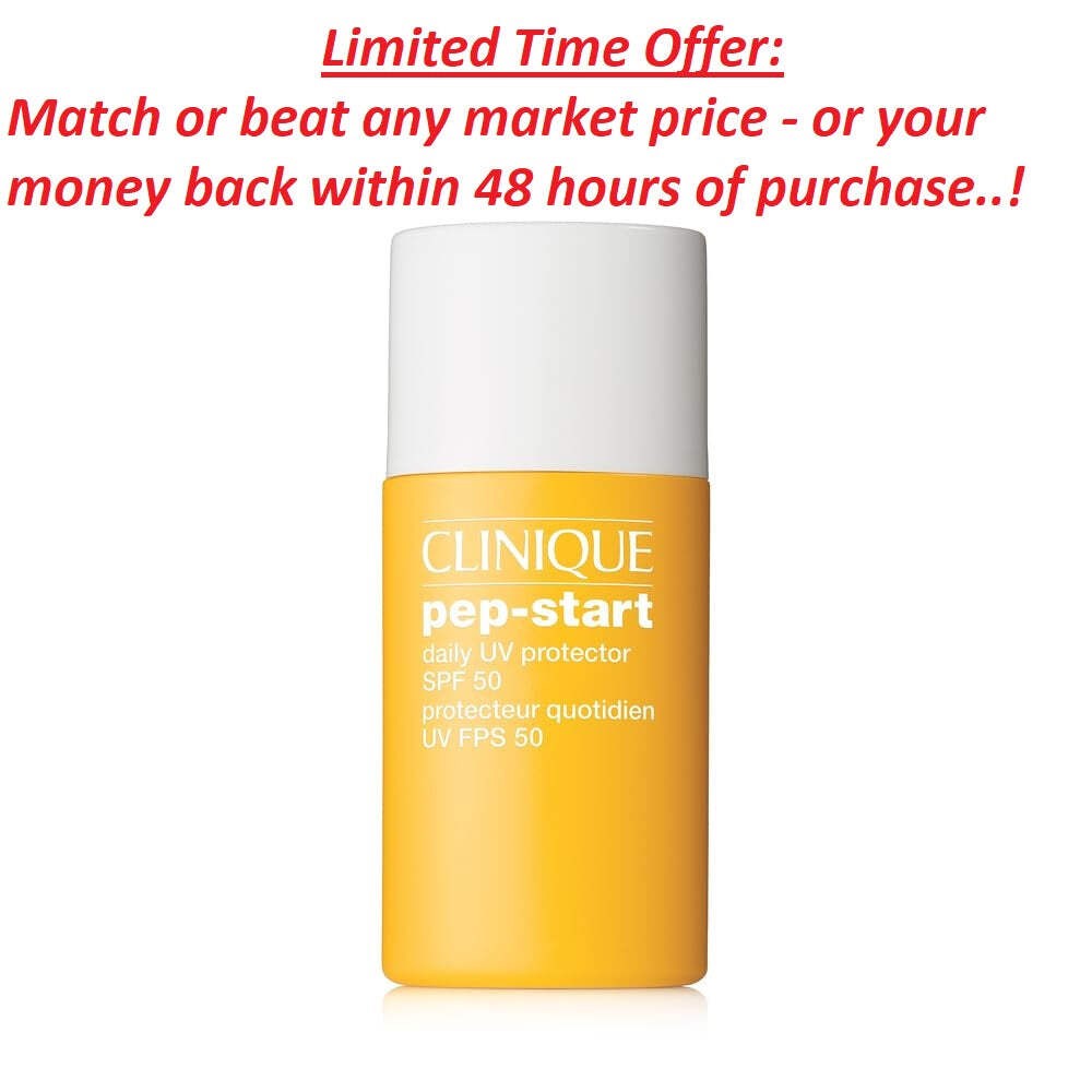 Clinique Pep-Start SPF 50 UV Protector 1oz Broad Spectrum – Clearance Sale Now-image