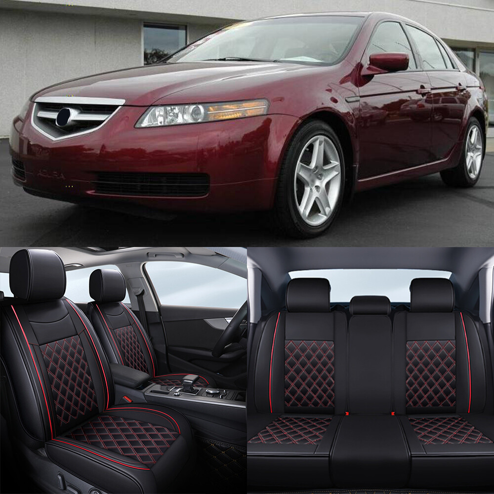 Full Car 5-Seat Leather Cushion Cover for Acura TL TLX Base Sedan 4DR-image