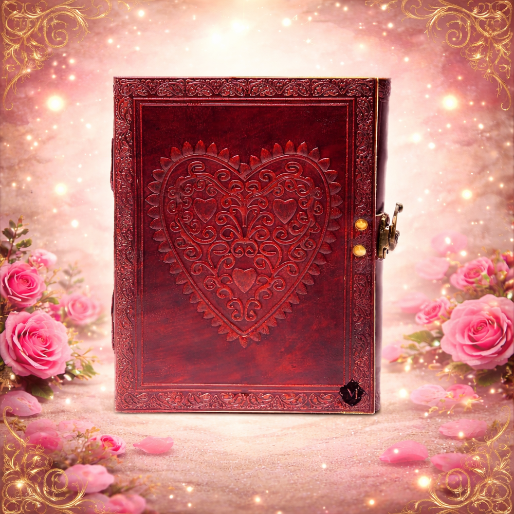 Handmade Leather Journal8x6Vintage Diary Notebook–Single Lock –200 Lined Page