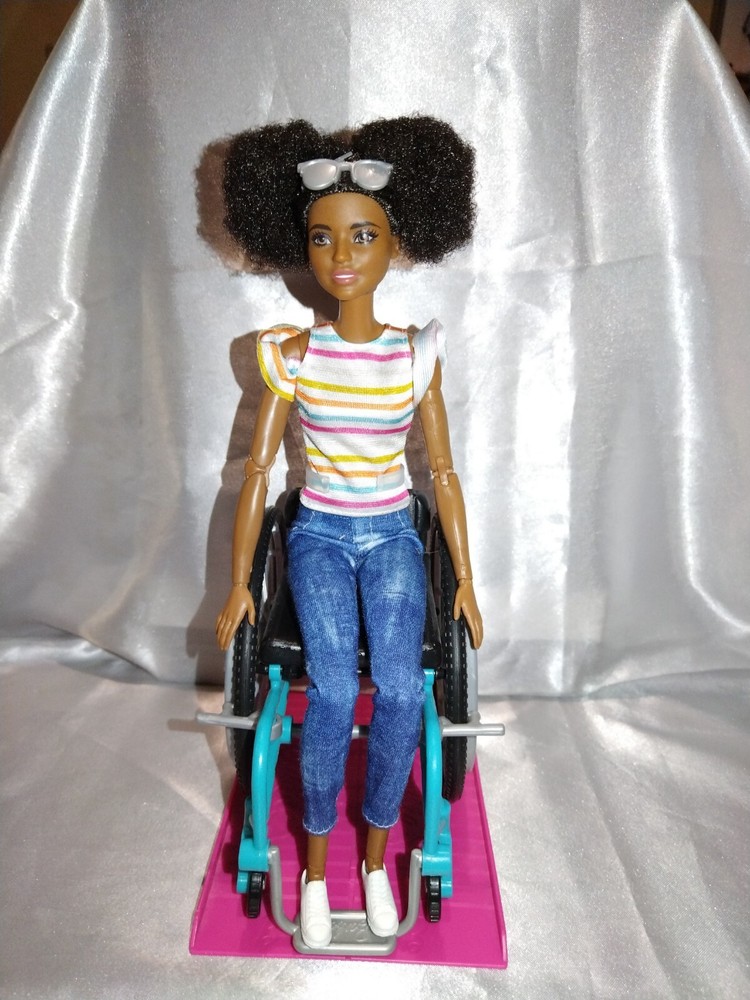 Barbie Fashionistas 133 Wheelchair Black Doll by Mattel