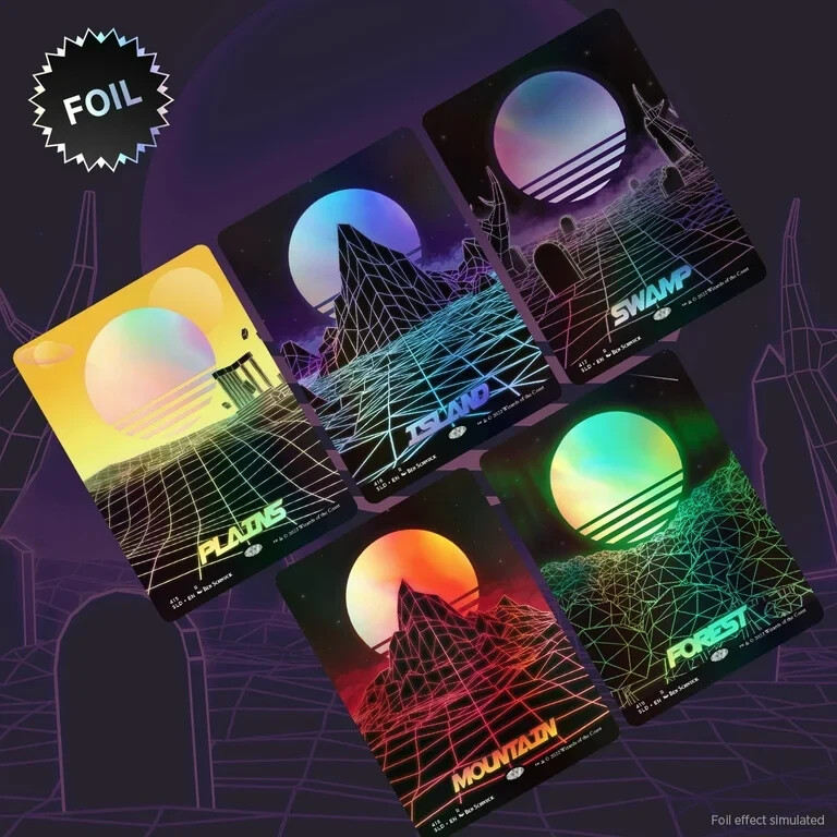 MTG Secret Lair Drop Series Shades Not Included Traditional Foil Sealed