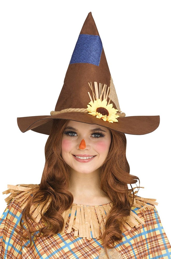 Scarecrow Hat with Sweet Rustic Charm